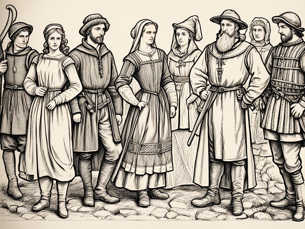 Bekleidung im Mittelalter